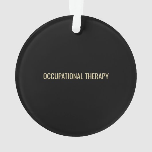 意欲を起こさせますOTの作業療法士を個人化して下さい オーナメント (裏面)