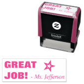 意欲を起この「素晴らし仕事！」 教育者のゴム印 セルフインキングスタンプ (インサイチュ)
