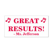 意欲を起この「結果素晴らし!」 ターターゴム印 セルフインキングスタンプ (デザイン)