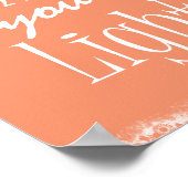 意欲を起こインスパイアと：光を照らす ポスター (角)