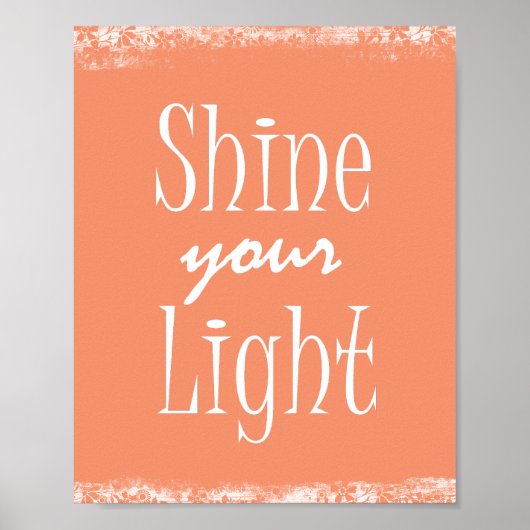 意欲を起こインスパイアと：光を照らす ポスター (正面)