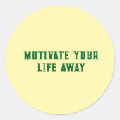 意欲を起こ線 ラウンドシール (正面)