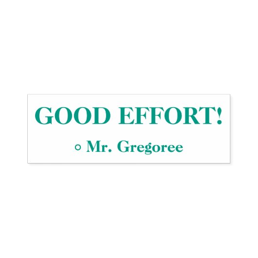 「意欲を起こ頑張れ！」 教育者のゴム印 セルフインキングスタンプ (デザイン)