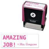 意欲を起こ「すごい仕事！」 マーキングゴム印 セルフインキングスタンプ (インサイチュ)