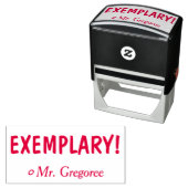 意欲を起こ「模範的!」 表彰ゴム印 セルフインキングスタンプ (インサイチュ)