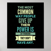 意欲を高める前向き人々 ポスター (正面)