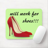 意欲的: 靴のために働きます(多分) マウスパッド (マウス)