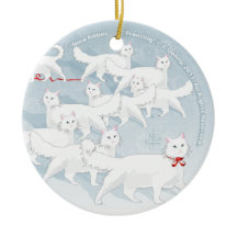 意気揚々と歩いている9匹の猫ちゃん…