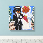意結婚味 キャンバスプリント (インサイチュ (ウッドフロア))