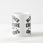 意見のあるブリーチャークリーチャー コーヒーマグカップ (中央)