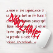 "意見の放棄" マウスパッド (マウス)