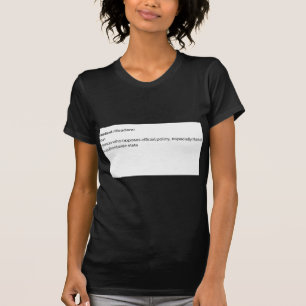 意見を異にするロゴの服装 Tシャツ
