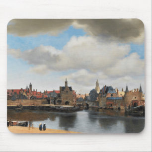意見1月Vermeer -デルフトの マウスパッド