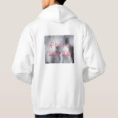 意見20:20フード付きスウェットシャツ パーカ (裏面)