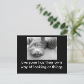 意見 ポストカード (スタンド正面)