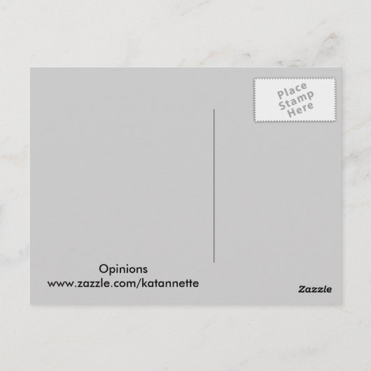 意見 ポストカード (裏面)