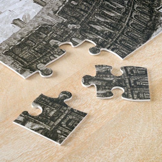 「意見oからのローマのColosseumの空中写真 ジグソーパズル (側面)