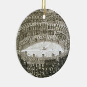「意見oからのローマのColosseumの空中写真 セラミックオーナメント (右)
