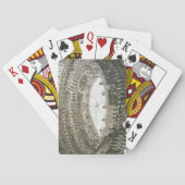 「意見oからのローマのColosseumの空中写真 トランプ (裏面)