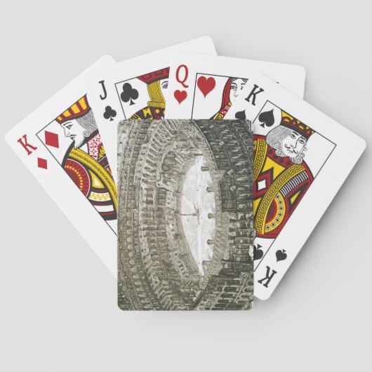 「意見oからのローマのColosseumの空中写真 トランプ (裏面)