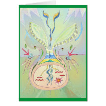 意識した思考を植えることは3つのxの芸術カードを播きます