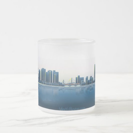 意識するボストンスカイラインのマグ フロストグラスマグカップ (中央)