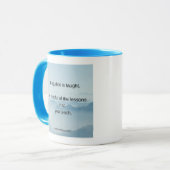 意識するマグを教えて下さい(左利きの) マグカップ (正面左)