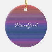 意識する-年のためのあなた自身の単語を選んで下さい! セラミックオーナメント (正面)