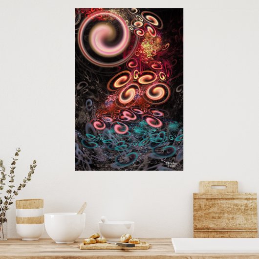 「意識の流れ」 ポスター (キッチン)