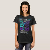 意識を高めるアート Tシャツ (正面フル)