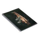 意識不明の男性のクロロホルム見る悪魔 ノートブック (右側)