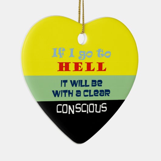 意識地獄 – 車の鏡オーナメント(2辺) セラミックオーナメント (右)