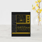 意識月間 コーヒー ASL 愛好家 トレンディ ラブ 聴覚障害者 カード (黄色い花)