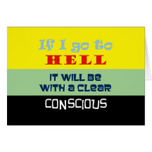 意識的な地獄のカード