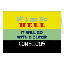 意識的な地獄のカード