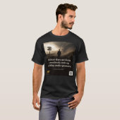 意識的な決断 本の名言 Tシャツ (正面フル)