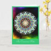 意識的な道 カード (黄色い花)