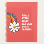 意識的モチベーション引用文パーソナライズされたプランナー プランナー手帳 (正面)