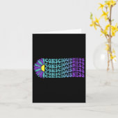 意識自殺予防メンタルヘルス阿波 カード (黄色い花)