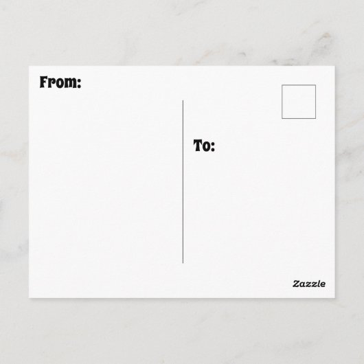 愚かおもしろいなトランプ引用文メモリアキープサケ ポストカード (裏面)