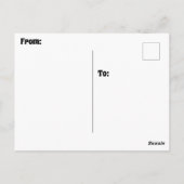 愚かおもしろいなトランプ引用文記念品 ポストカード (裏面)