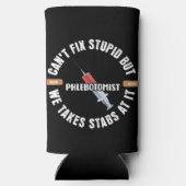 愚かおもしろいな問題を解決できない夢想家 スリム缶クーラー (裏面)