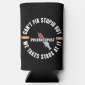 愚かおもしろいな問題を解決できない夢想家 スリム缶クーラー (正面)