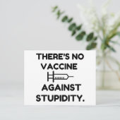 愚かさに対するワクチン ポストカード (スタンド正面)