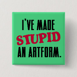 愚かさのボタン 缶バッジ