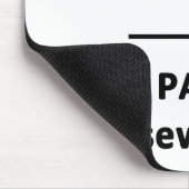 愚かさはハンディキャップではない。 マウスパッド (コーナー)