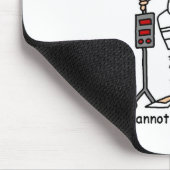 愚かさを治すことができません! マウスパッド (コーナー)