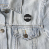 愚かではないのでワクチン接種を受ける 缶バッジ (インサイチュ)