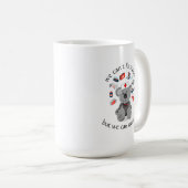 愚かなおもしろい看護引用文を修正できない コーヒーマグカップ (正面右)