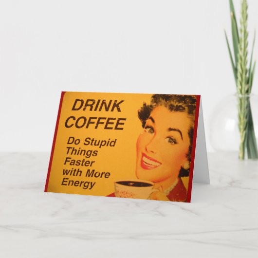 愚かなことをもっと速く行う カード (正面)